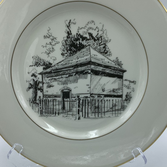 Vintage 1971 Castleton China Fort Pitt Blockhouse 10 3/4” Collector Plate - Picture 2 of 10